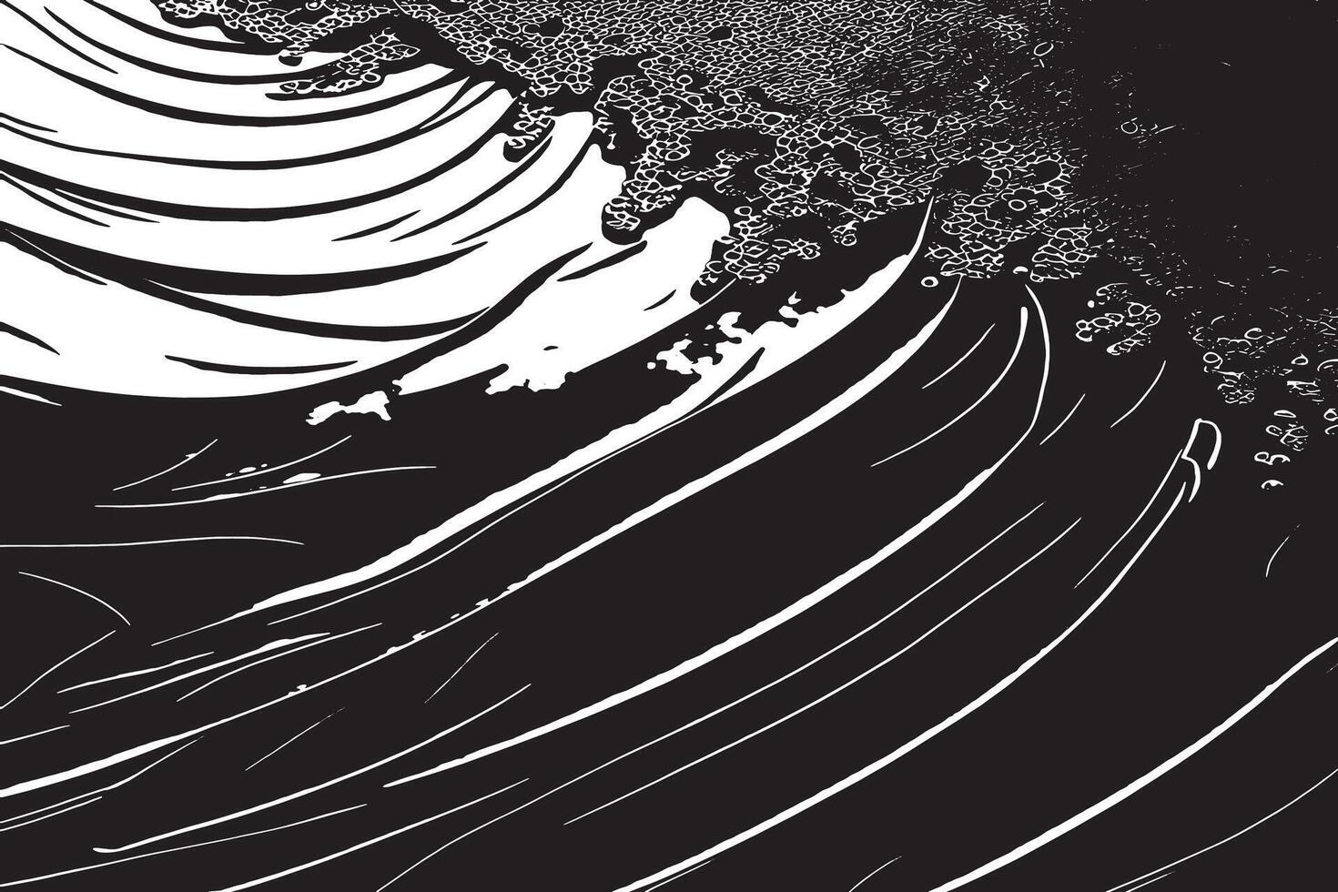 Monochrome black abstract overlay texture for white background designs vector