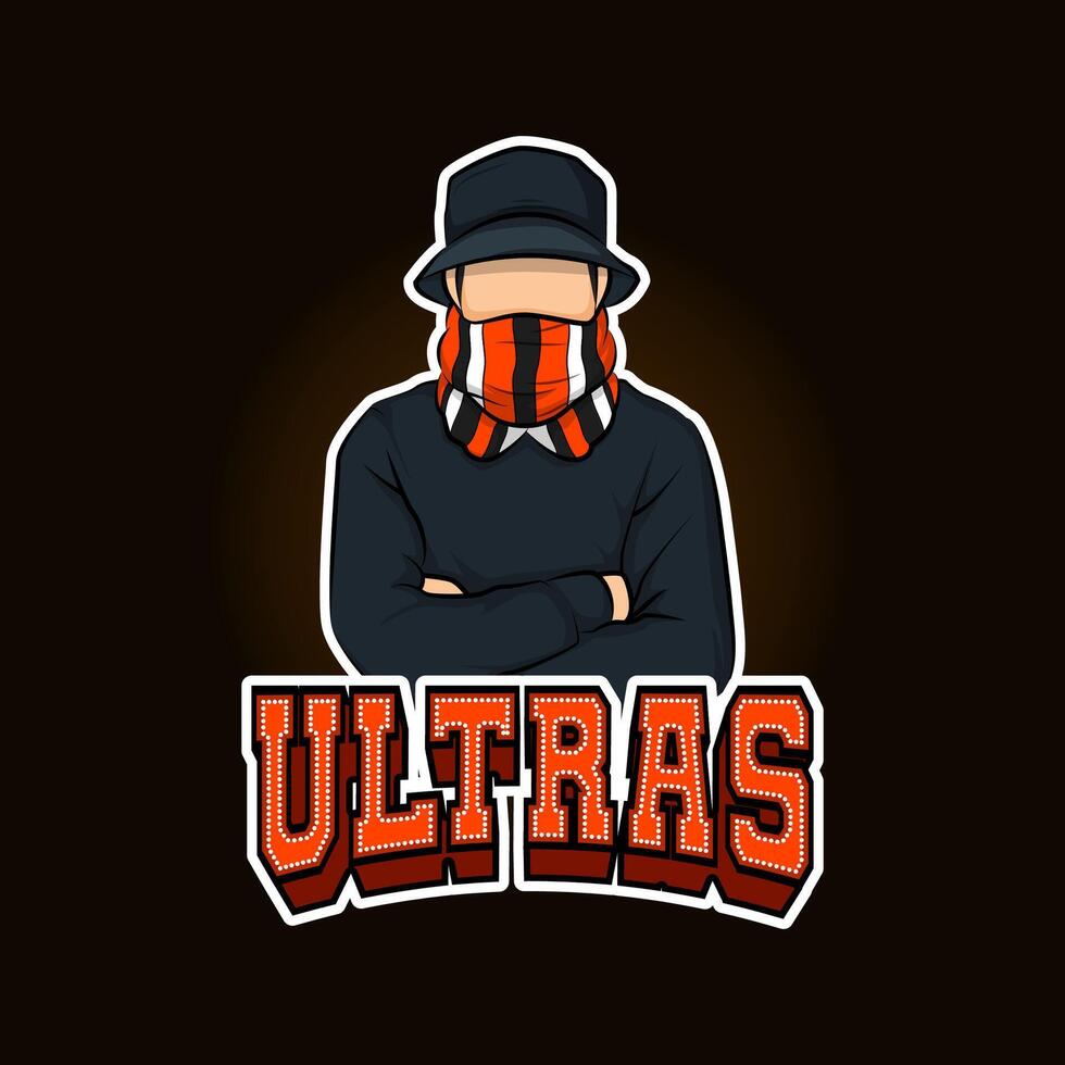ultras mascot illustration vector