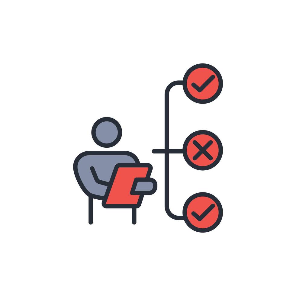 check icon. .Editable stroke.linear style sign for use web design,logo.Symbol illustration. vector