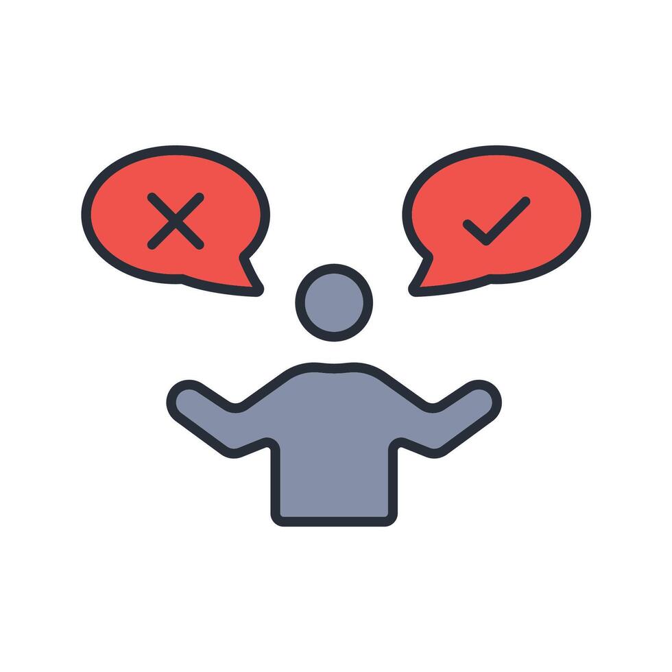 Possibility icon. .Editable stroke.linear style sign for use web design,logo.Symbol illustration. vector