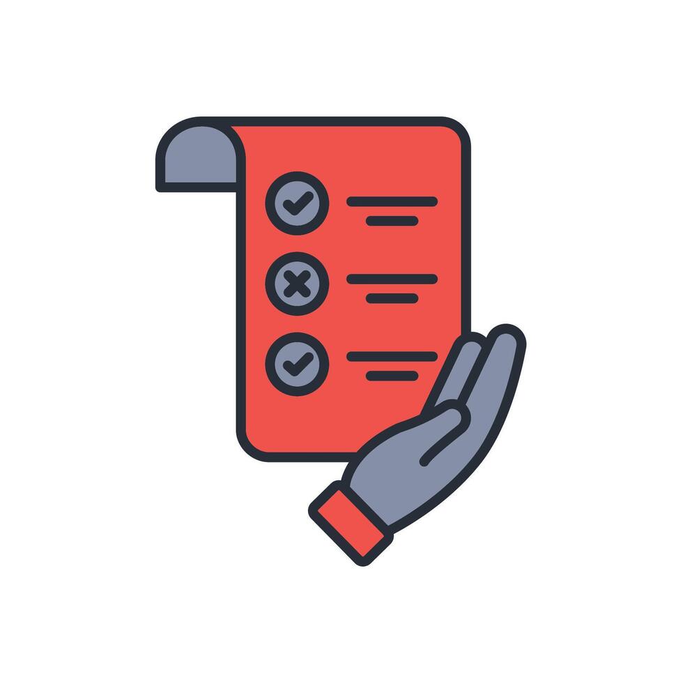 multiple choice icon. .Editable stroke.linear style sign for use web design,logo.Symbol illustration. vector