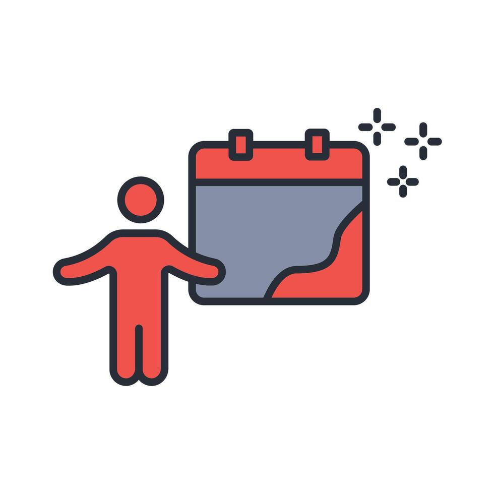 december 31 icon. .Editable stroke.linear style sign for use web design,logo.Symbol illustration. vector