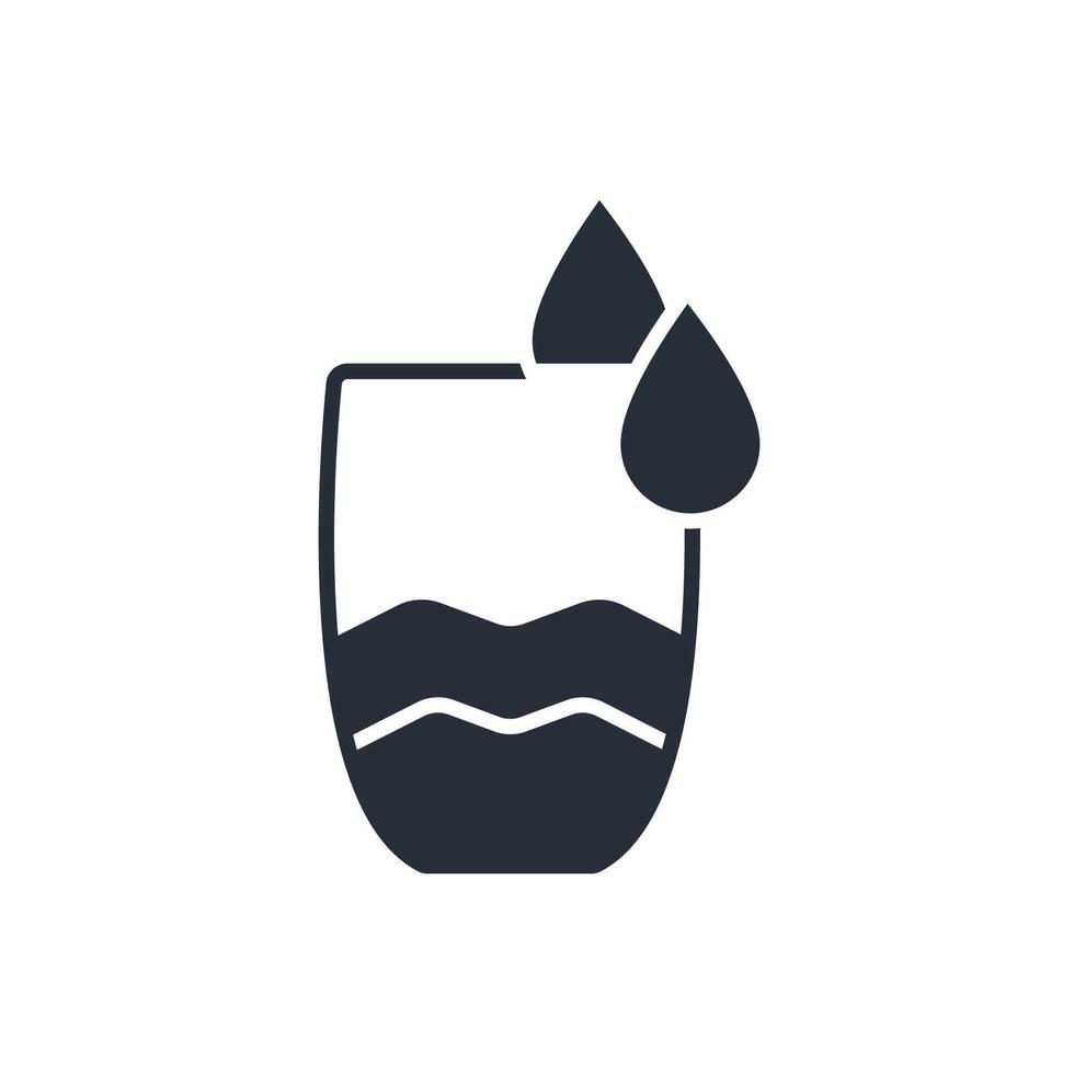 Water icon. .Editable stroke.linear style sign for use web design,logo.Symbol illustration. vector