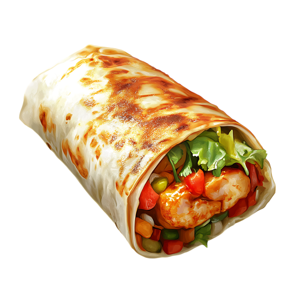 Shawarma Wrap transparent png