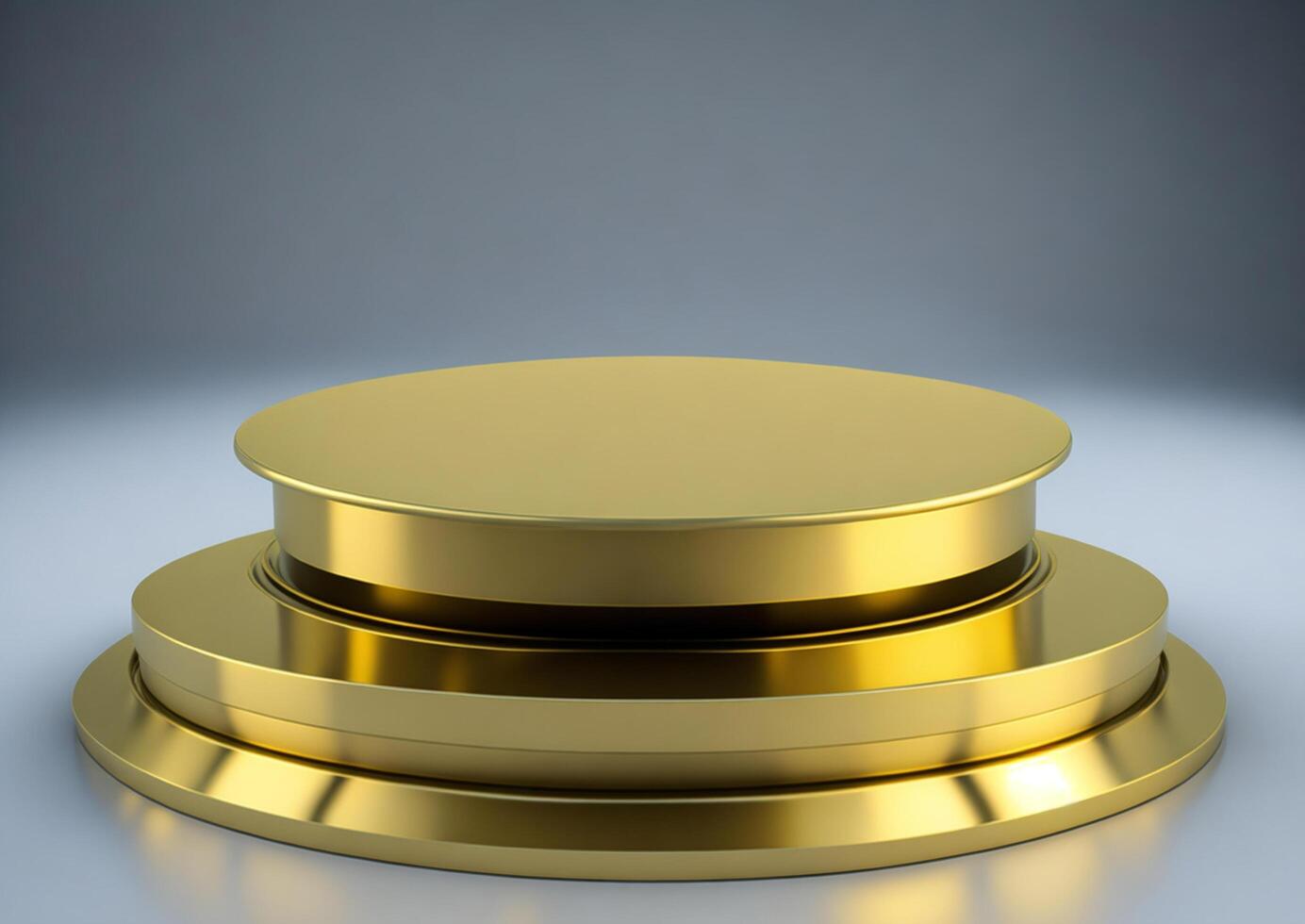 circular gold color podium stage background, Simple, photo