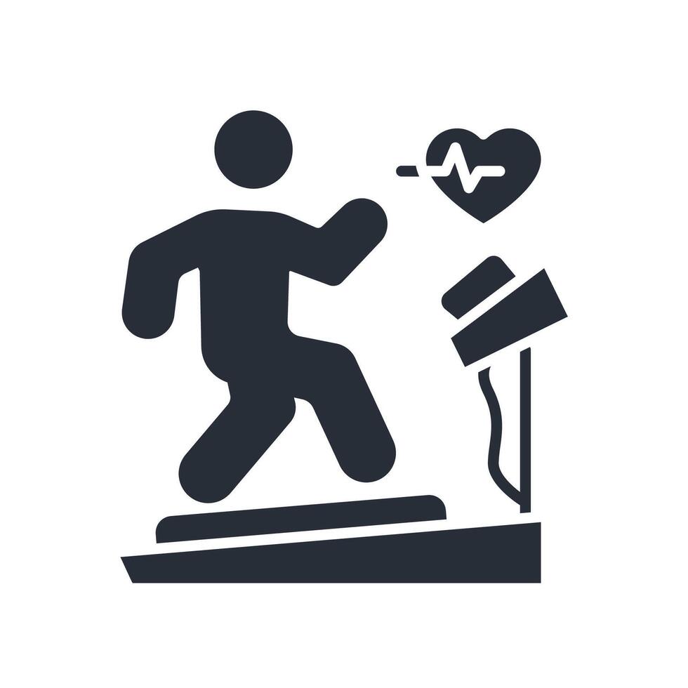 cardio icon. .Editable stroke.linear style sign for use web design,logo.Symbol illustration. vector
