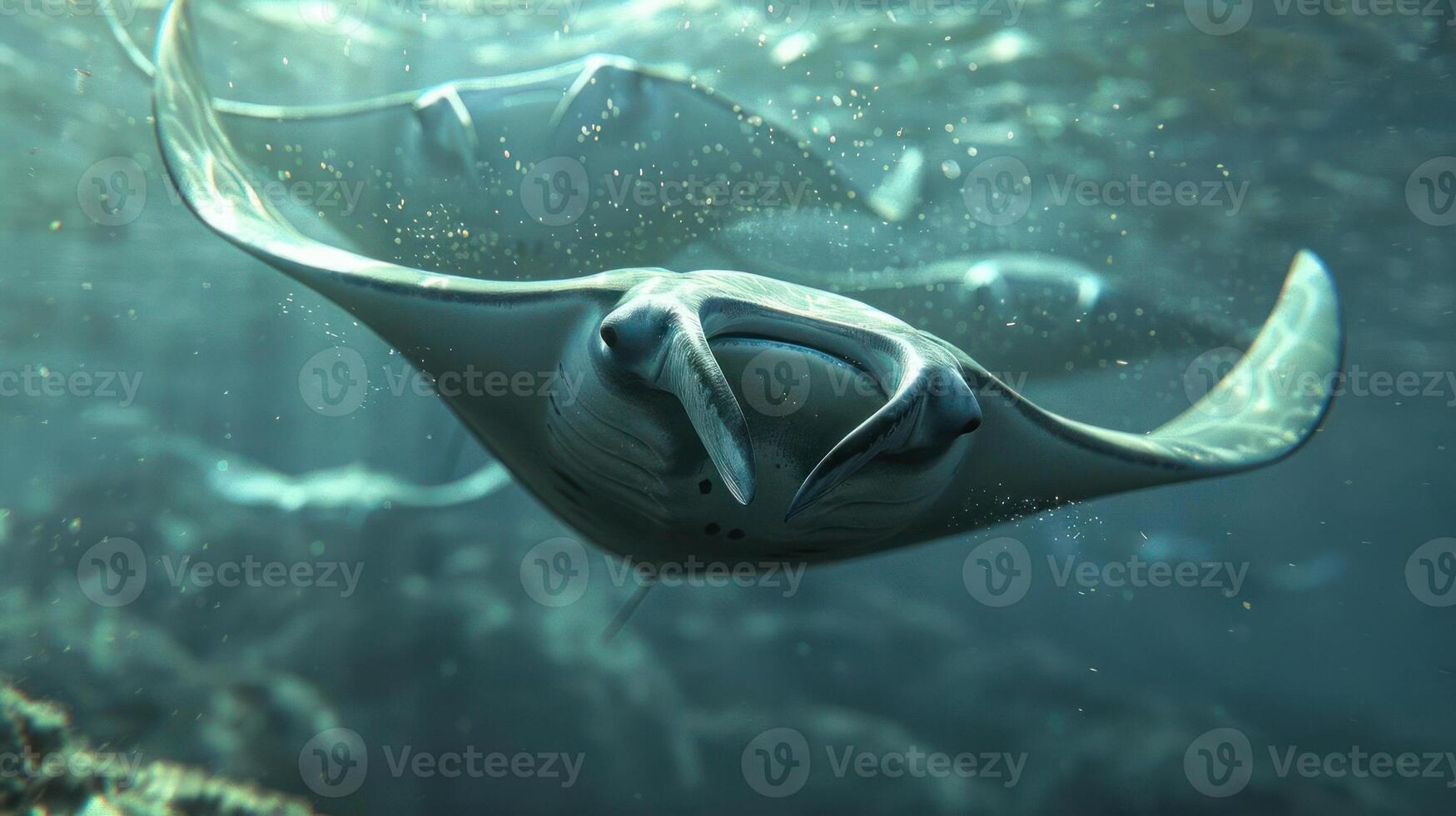 a large fish swimming in a large body of water photo