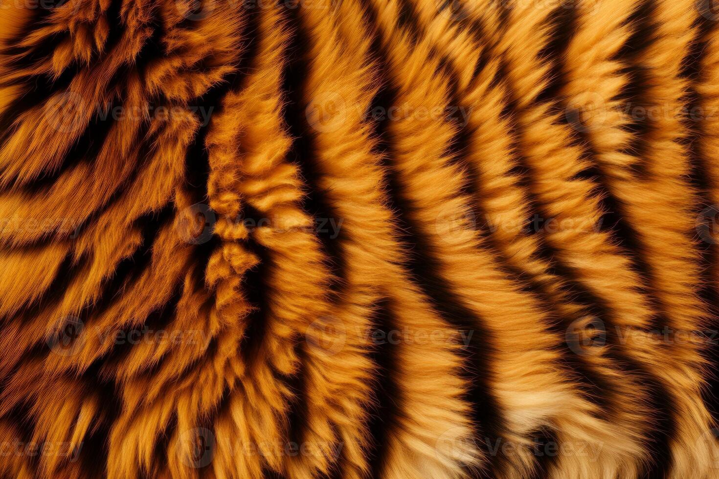 Captivating Tiger fur background. Generate Ai photo