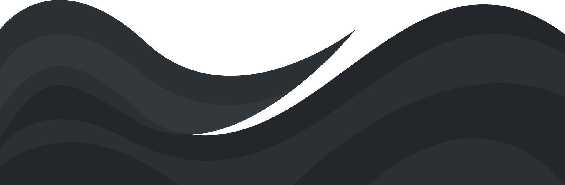 Abstract grey wavy business background illustration design. Header footer concepts vector