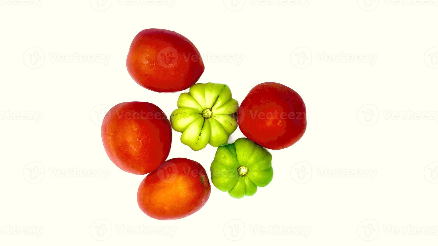 Tomatoes and Green Peppers photo