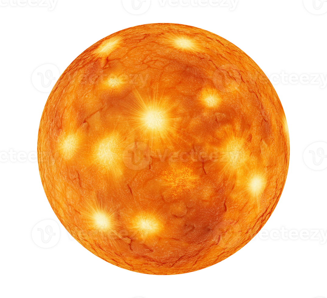 The planet venus is shown in this illustration png