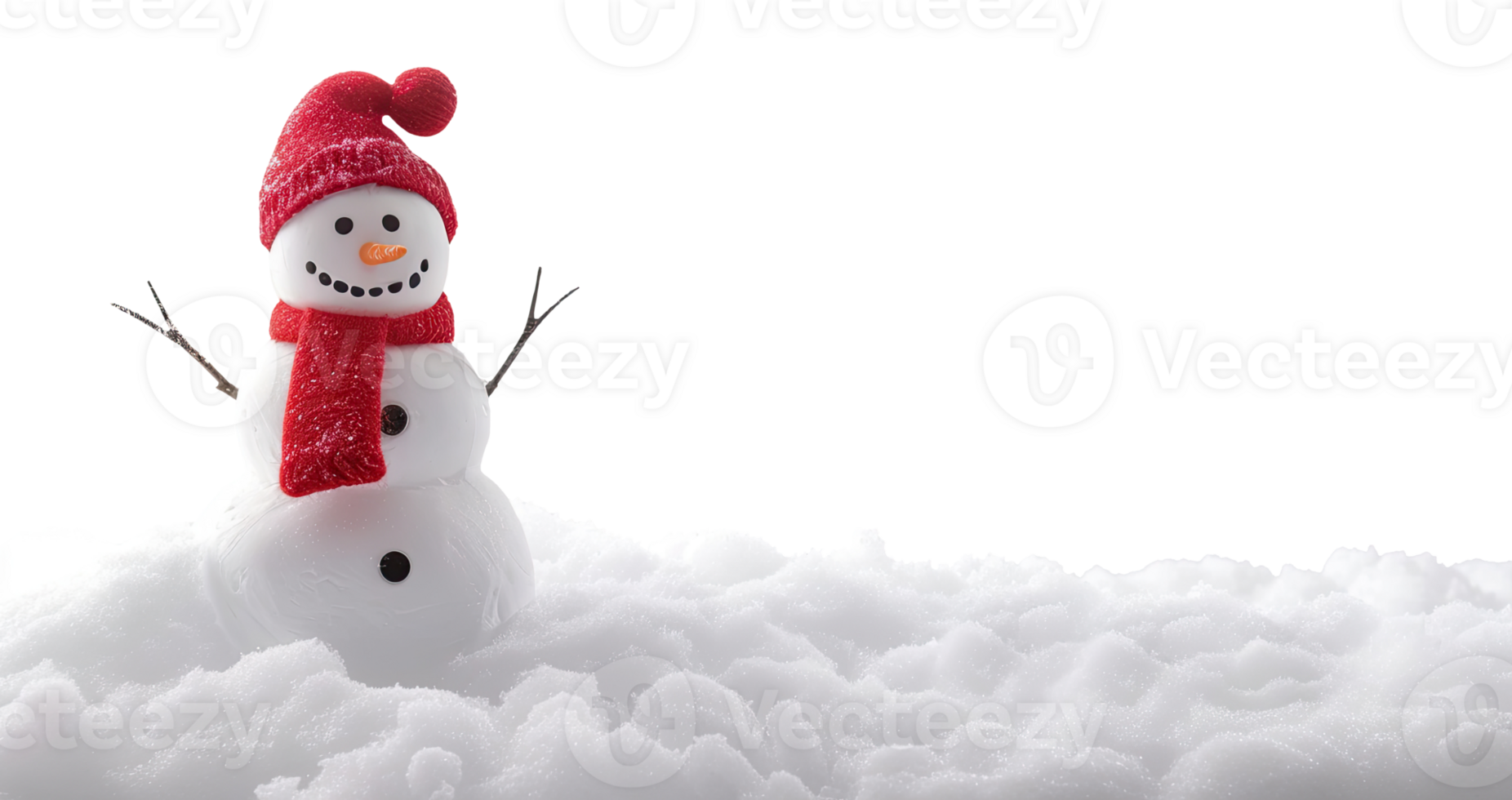 Snowman in a Snow png