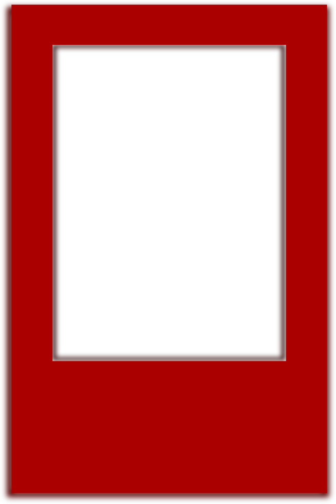 Red photo frame png