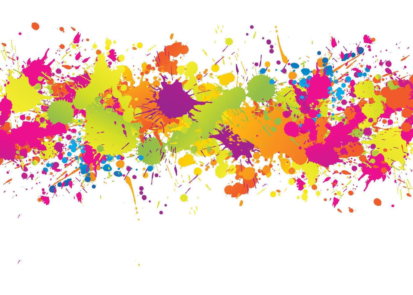 Bright Colorful Spots on a White Background vector