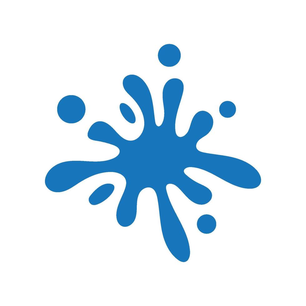 A splash splash icon on a white background vector