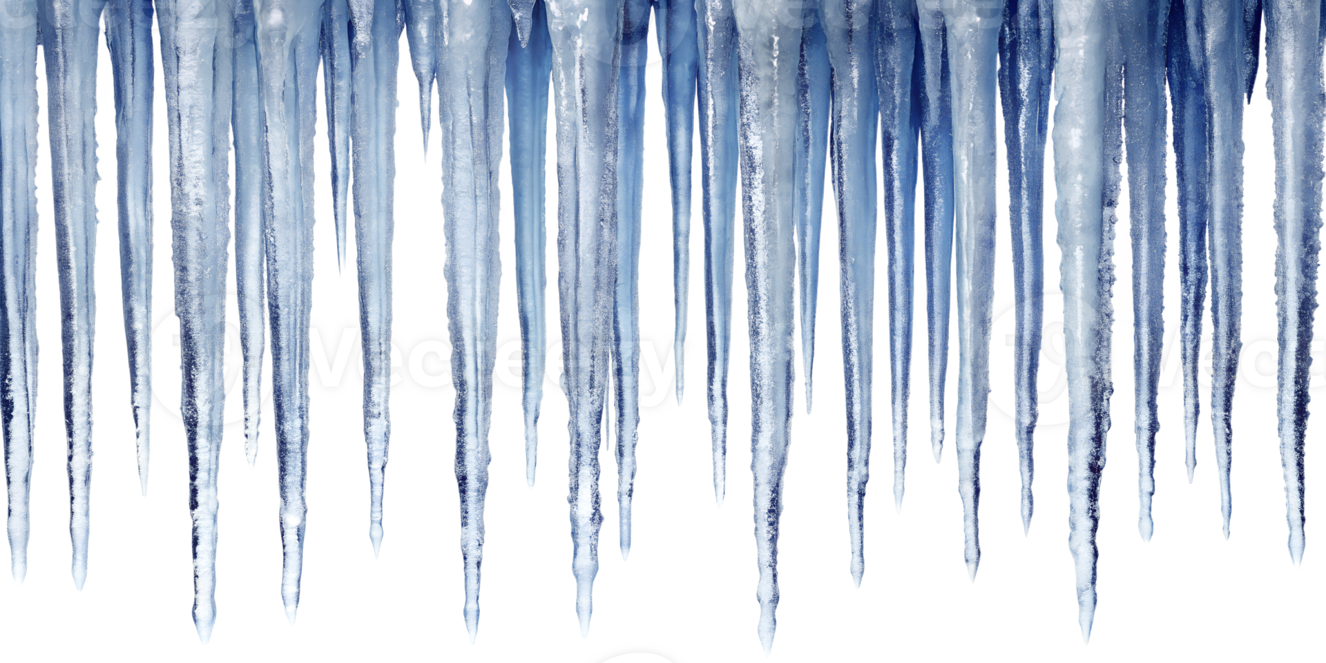 Icicles. isolated on transparent background png