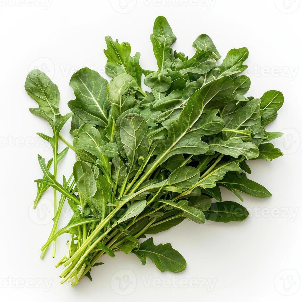 a bunch of green leafy vegetables on a white surface photo