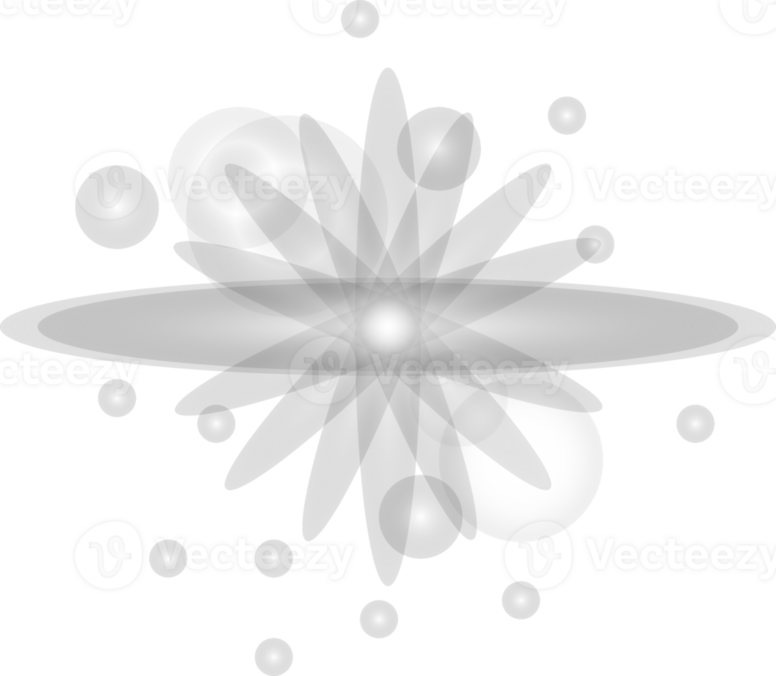 Light effect on transparent background, glare, beautiful diffused light png