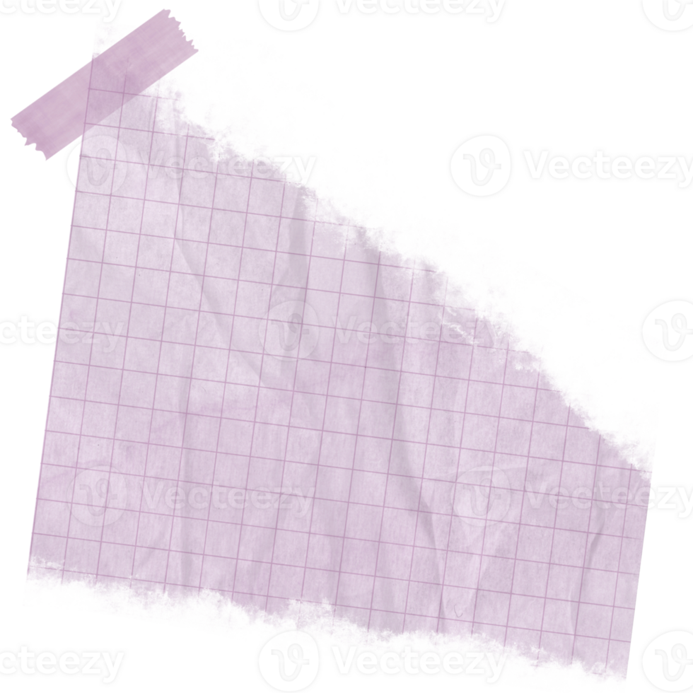 Blank Sticky Note with Tape png