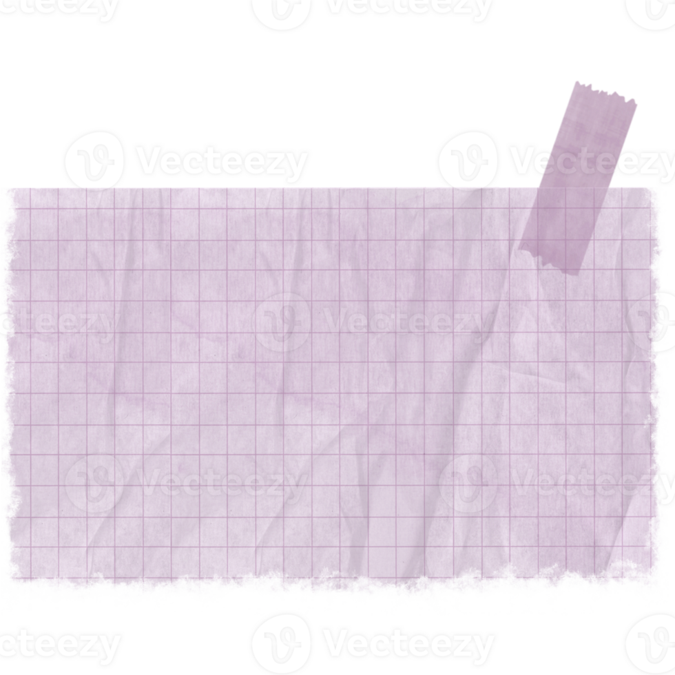 Pink Paper Grid Note png