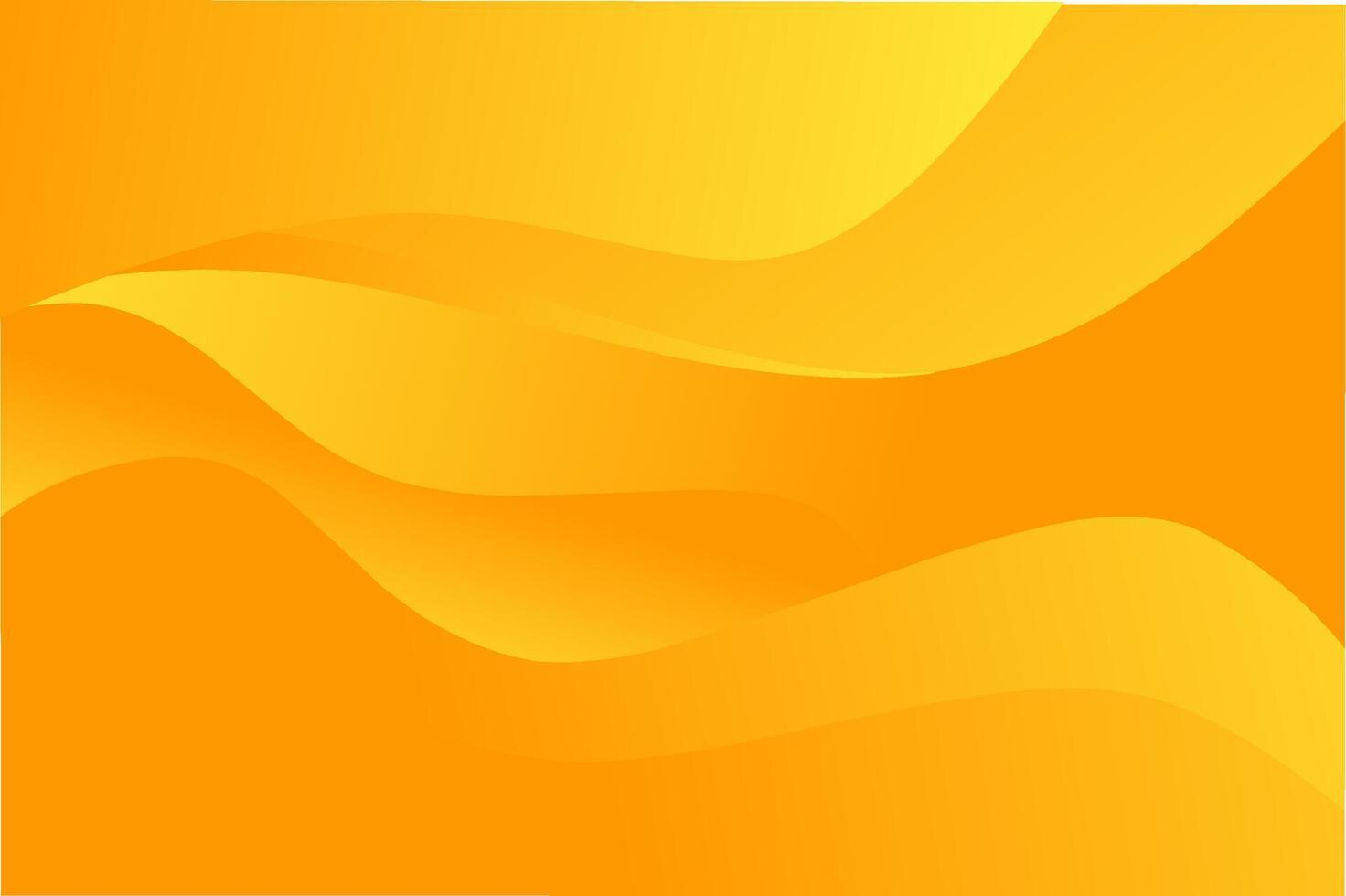 An orange background with wavy lines vector