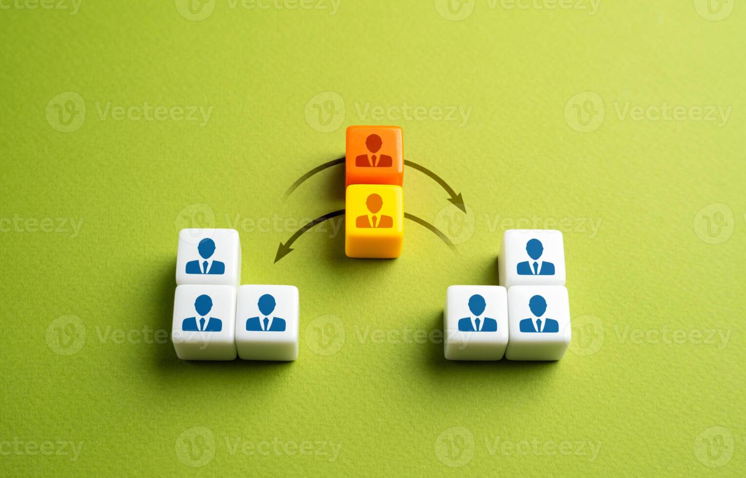 Exchange of participants between teams. Improving communication between groups and sharing experiences. photo