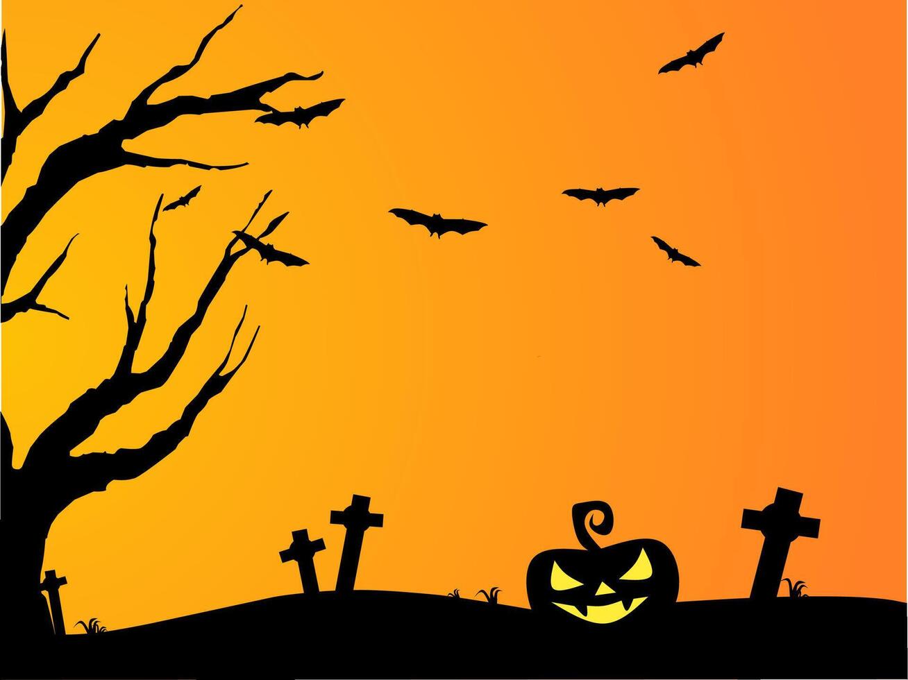 ivector llustration background happy halloween event vector