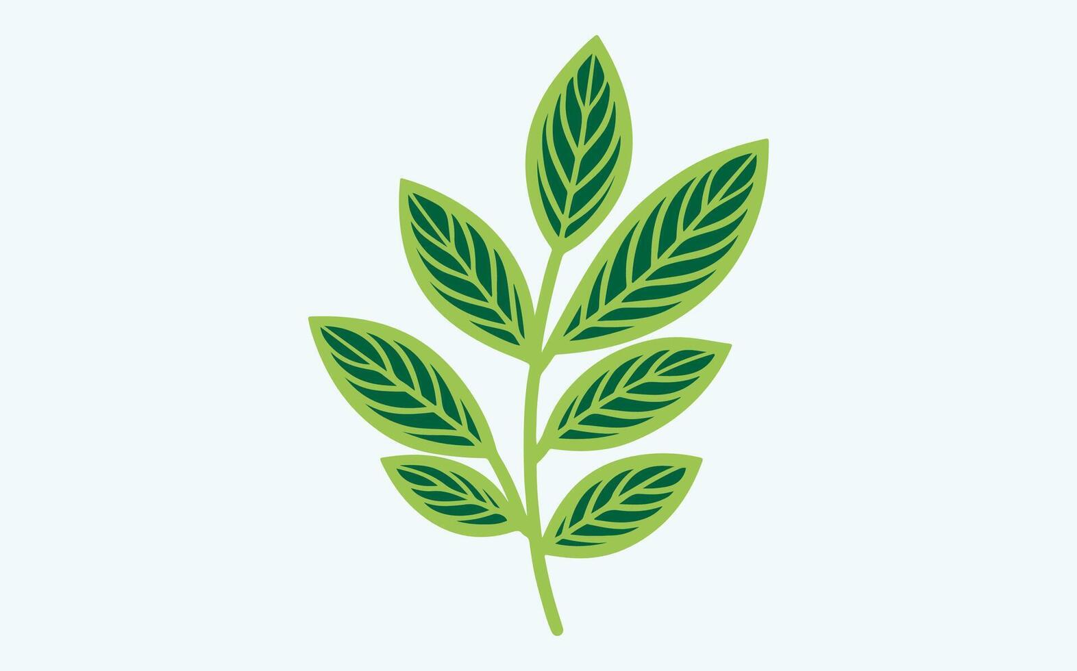 Green Leaf Design image clipart illustration vector