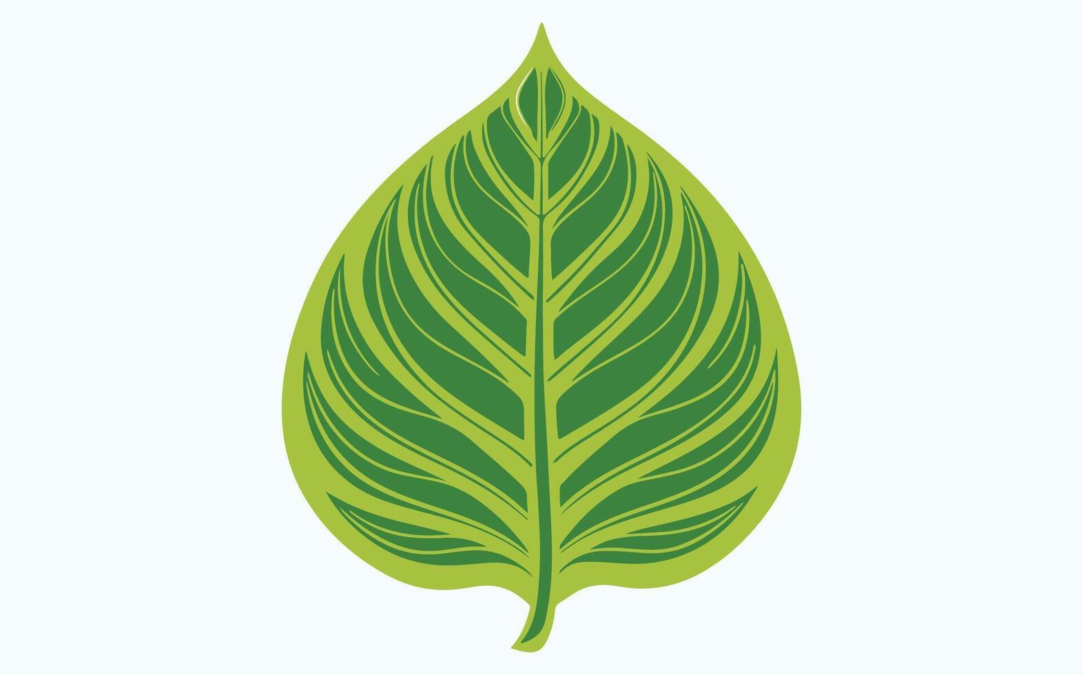 Green Leaf Abstract Patterns clipart image vector