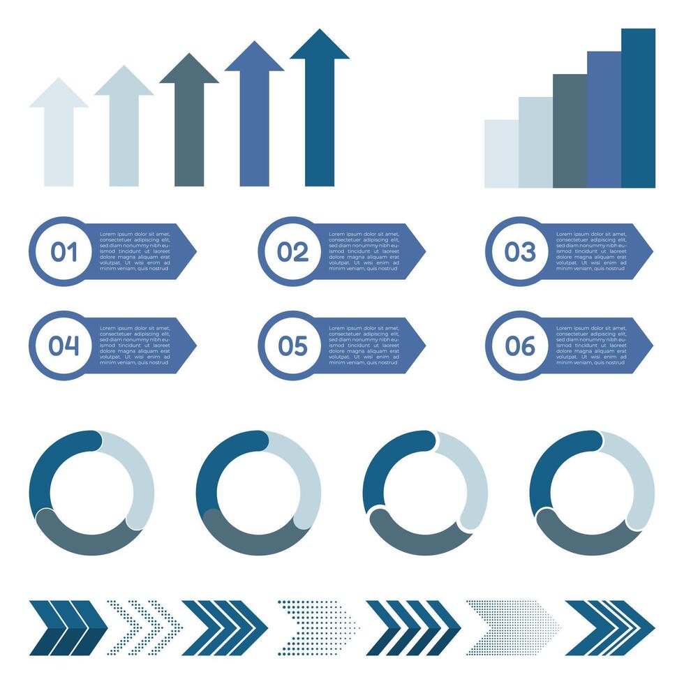 infographic elements set vector