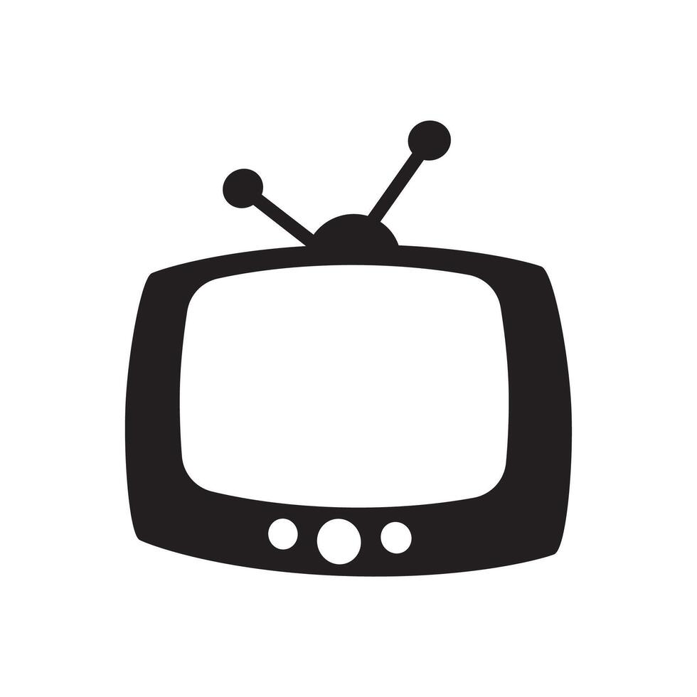 Tv icon illustration vector
