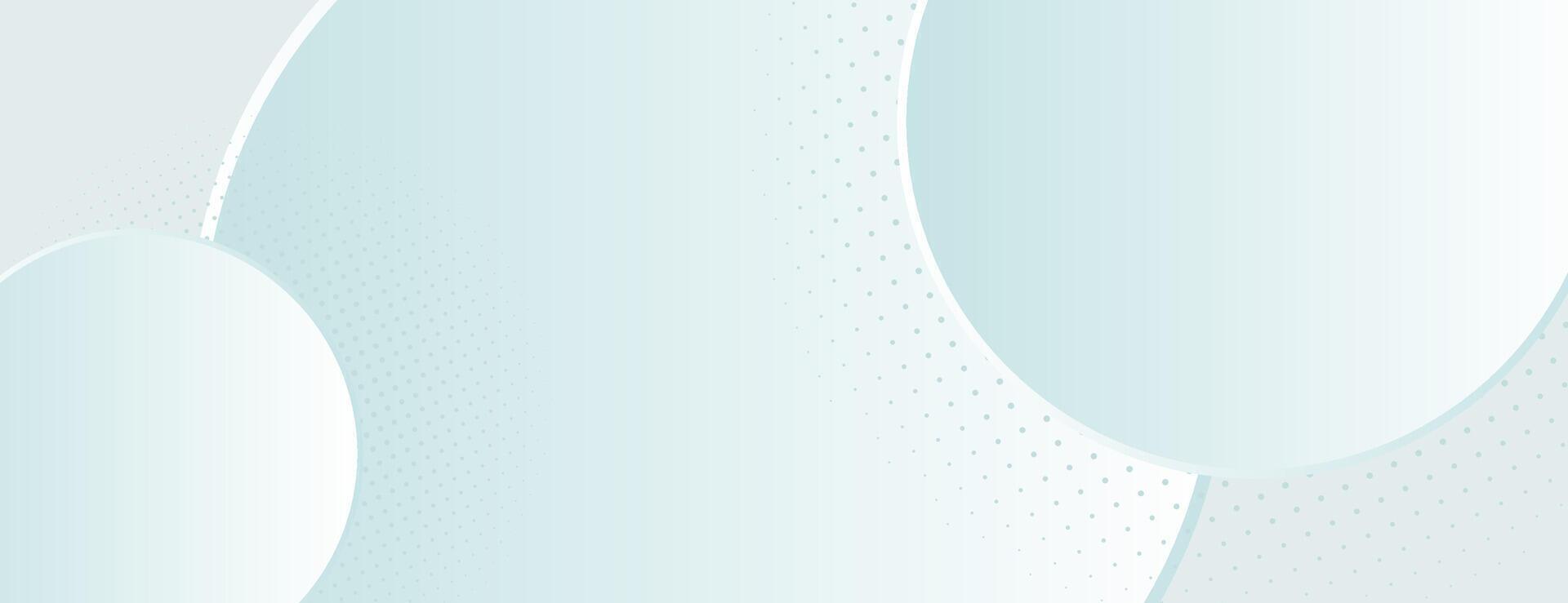white abstract background with overlapping circles and dots vector