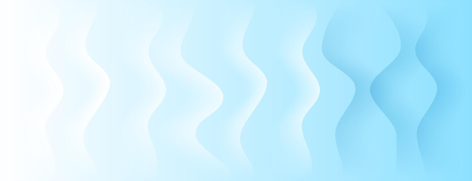 white and blue gradient background with wavy texture pattern vector