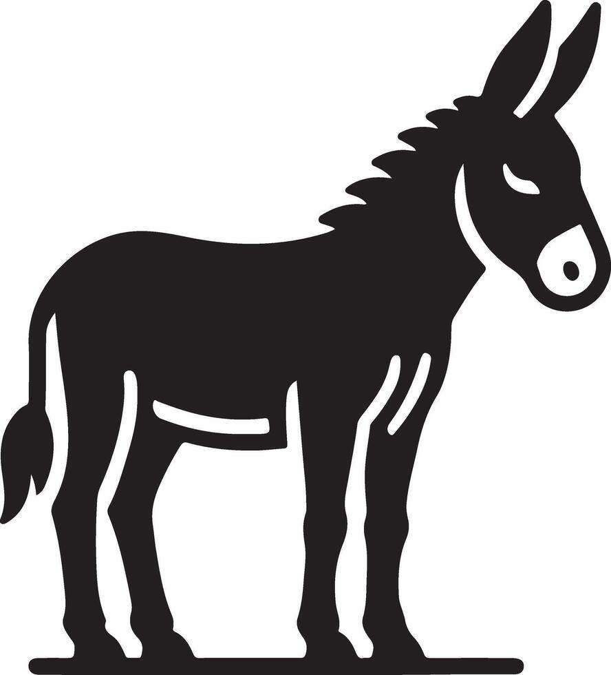 Black mule icon. vector