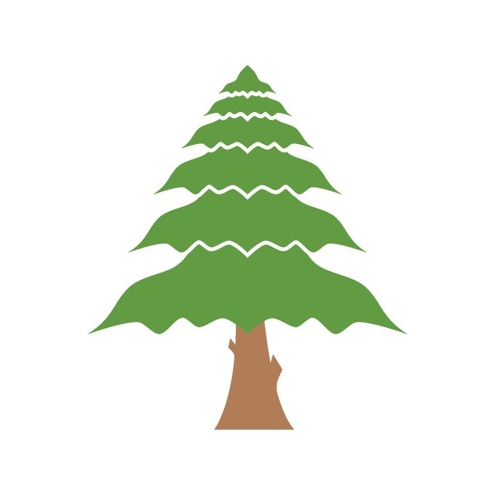 Cartoon kinds trees vector