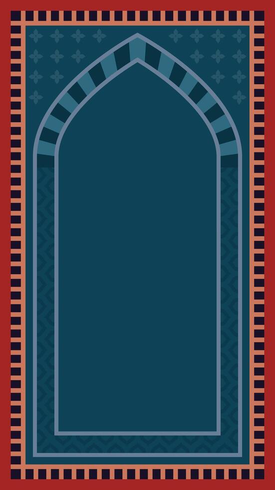 prayer rug carpet illustration vector