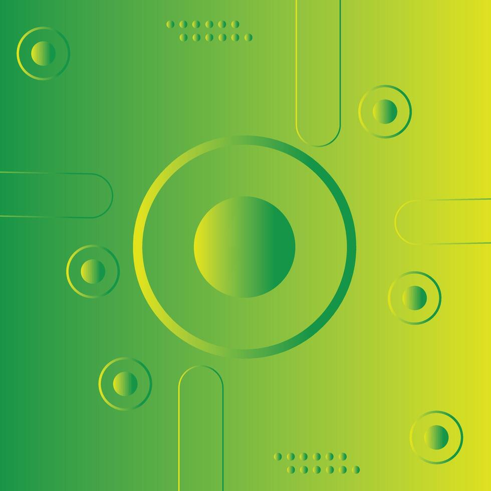Modern Green abstract background, circle Shape Geometric Dot, graphic, technology digital template, cover design, backdrop, banner, web background, book cover, advertisement, green gradient vector