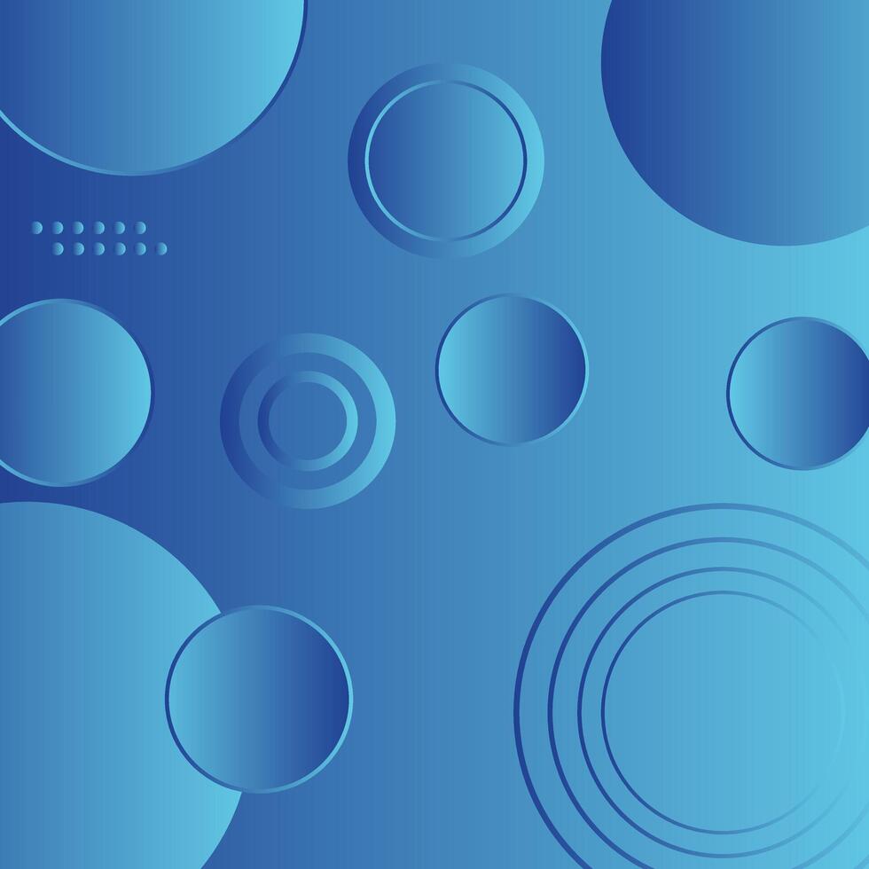 Abstract blue gradient background. Circle Blurred water backdrop. illustration for your graphic design, banner, summer or aqua poster vector