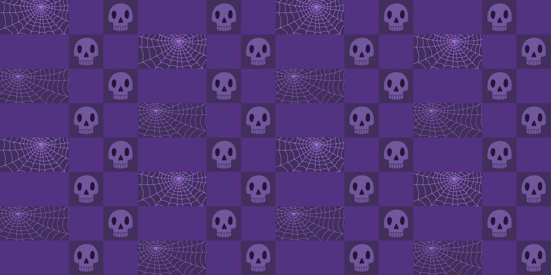 Halloween repeated ornament illustration. Holiday design for textile, fabric, packaging, background. vector