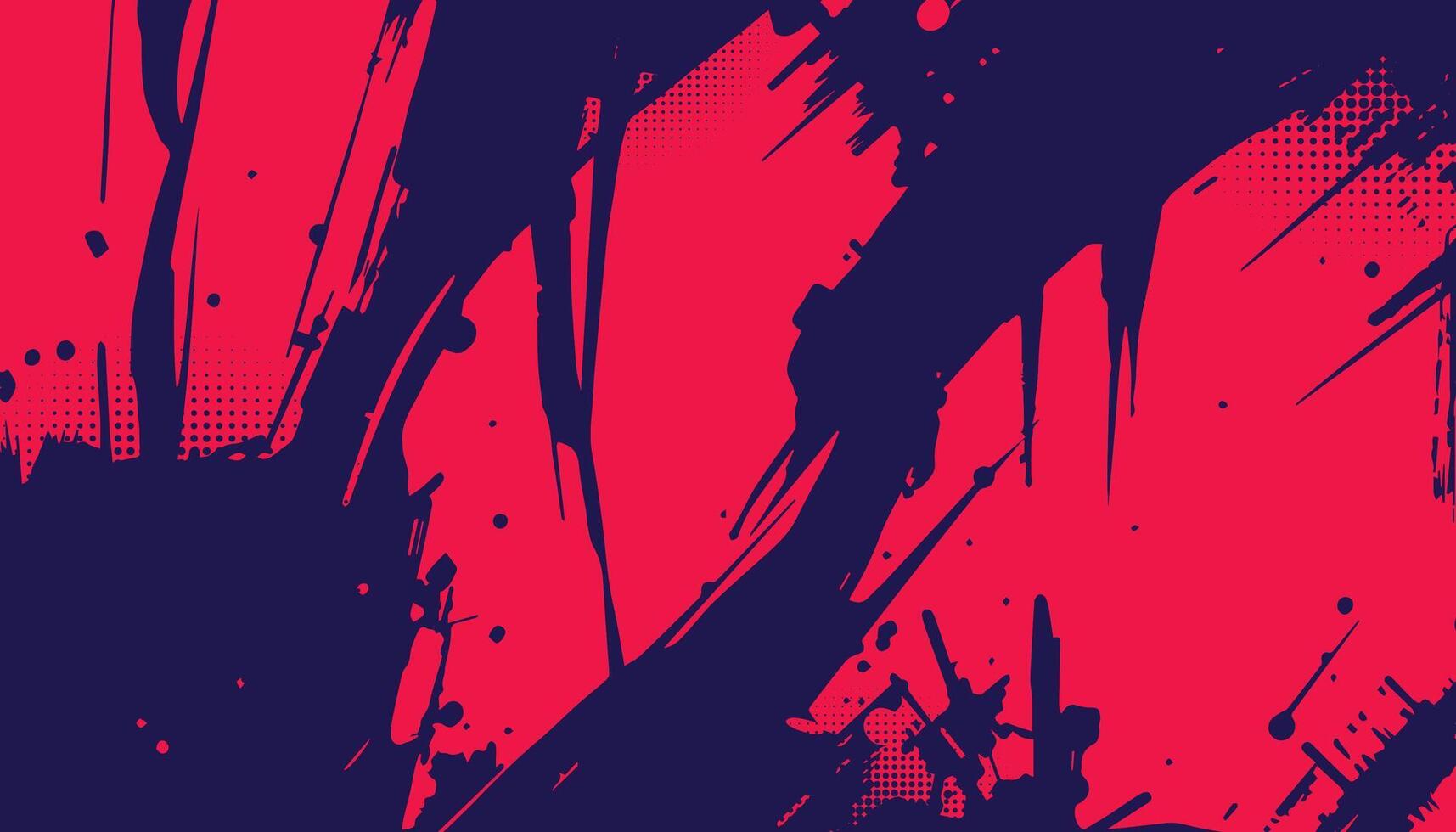 Abstract red and purple distressed grunge background vector