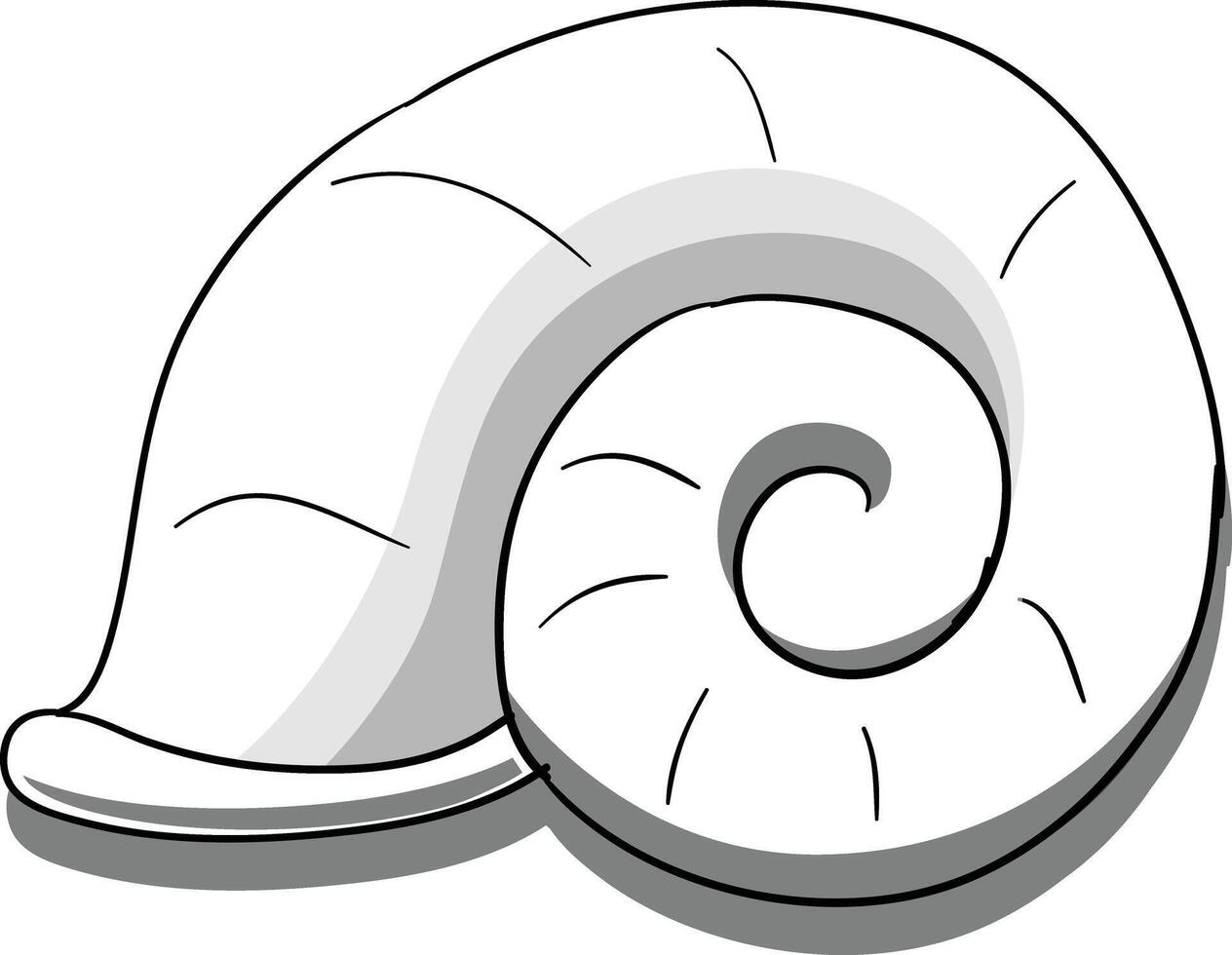 Helix black and white vector