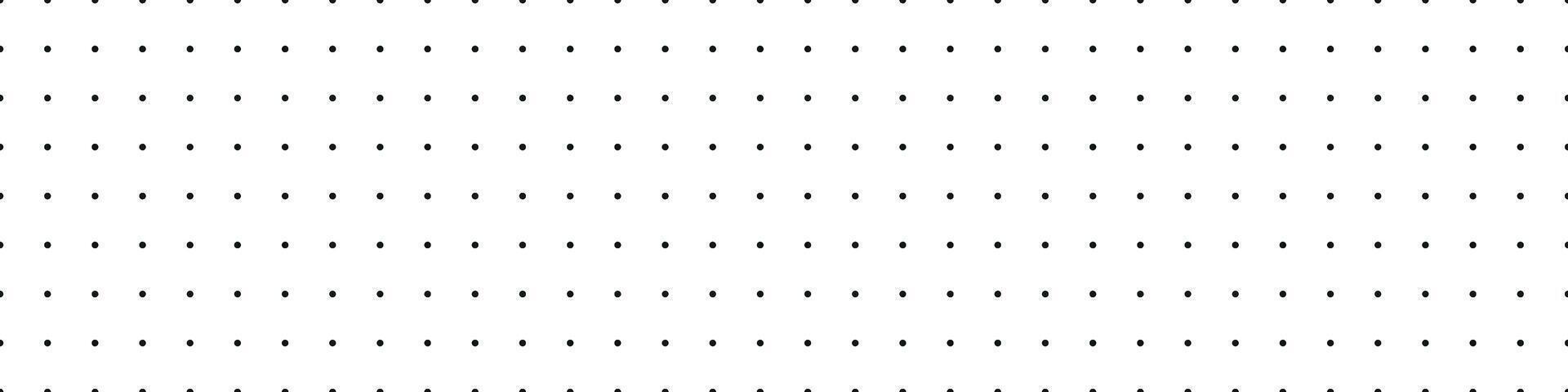 Seamless dot grid pattern with notebook texture. Geometric background for bullet journal. Flat illustration isolated on white background. vector