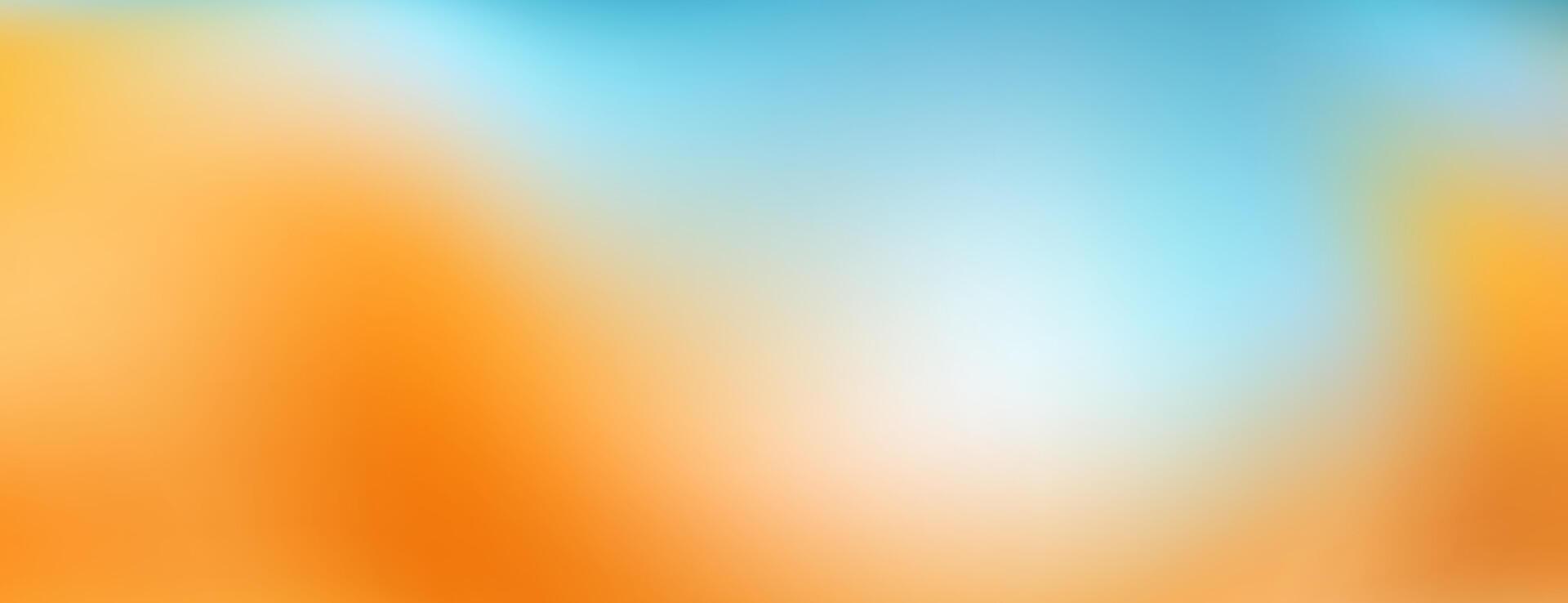 Warm and inviting abstract banner with a soft orange gradient. vector