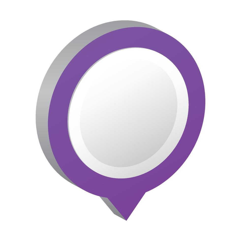 Gradient bullet point illustration on a white background vector