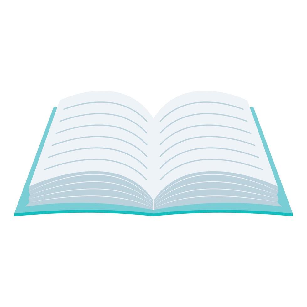 Realistic books illustration , Text books library isolated icon on white vector