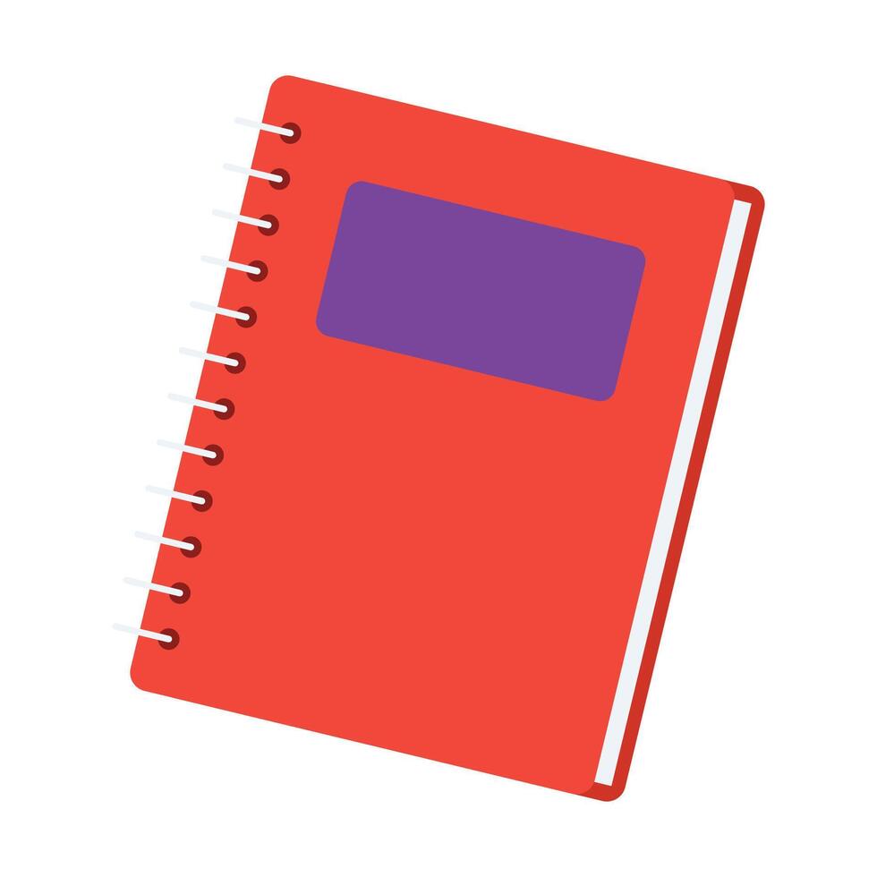 Realistic books illustration , Text books library isolated icon on a white vector