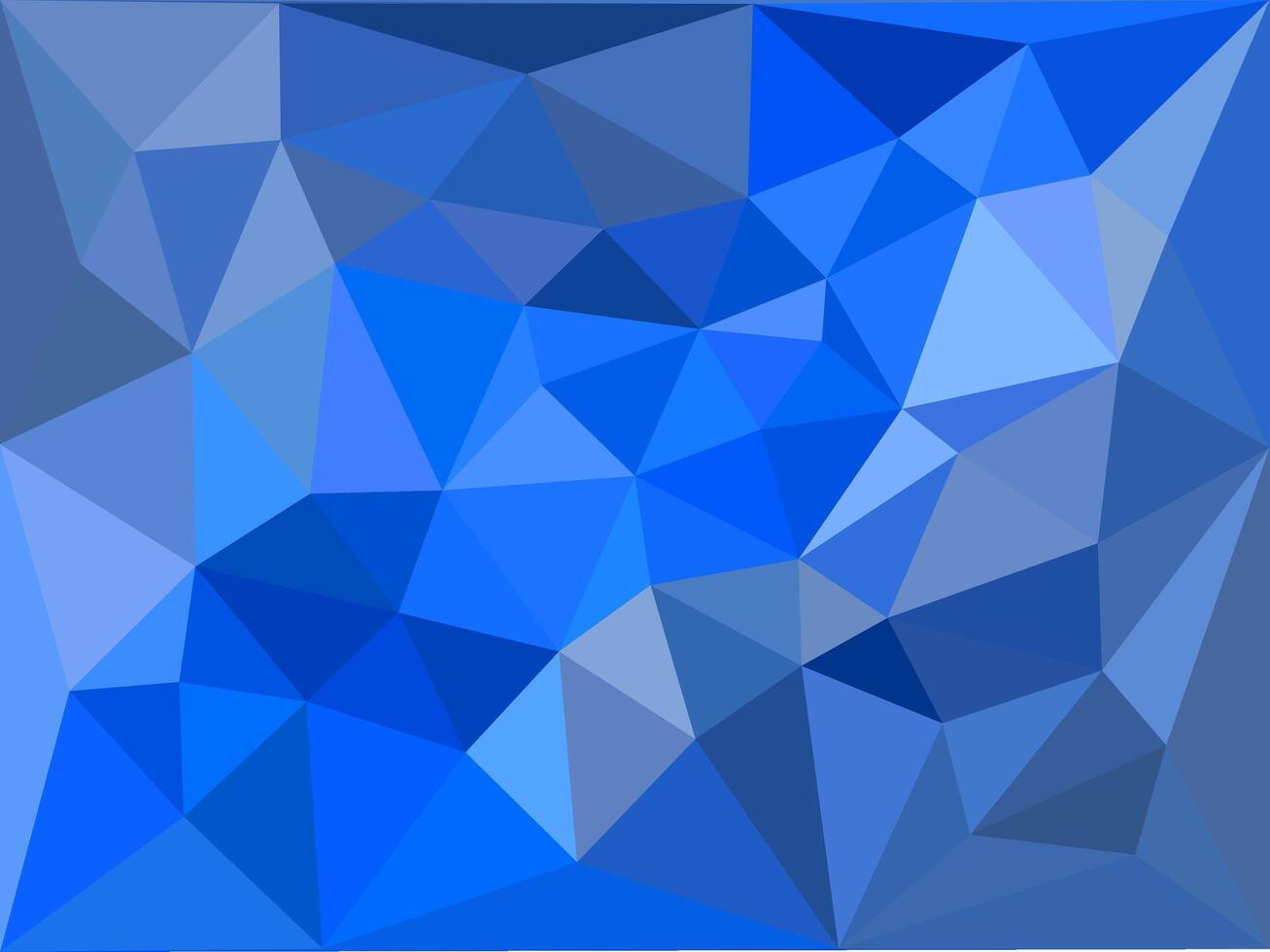 Blue Polygonal Mosaic Background, Creative Design Templates. Abstract Background from Triangles vector