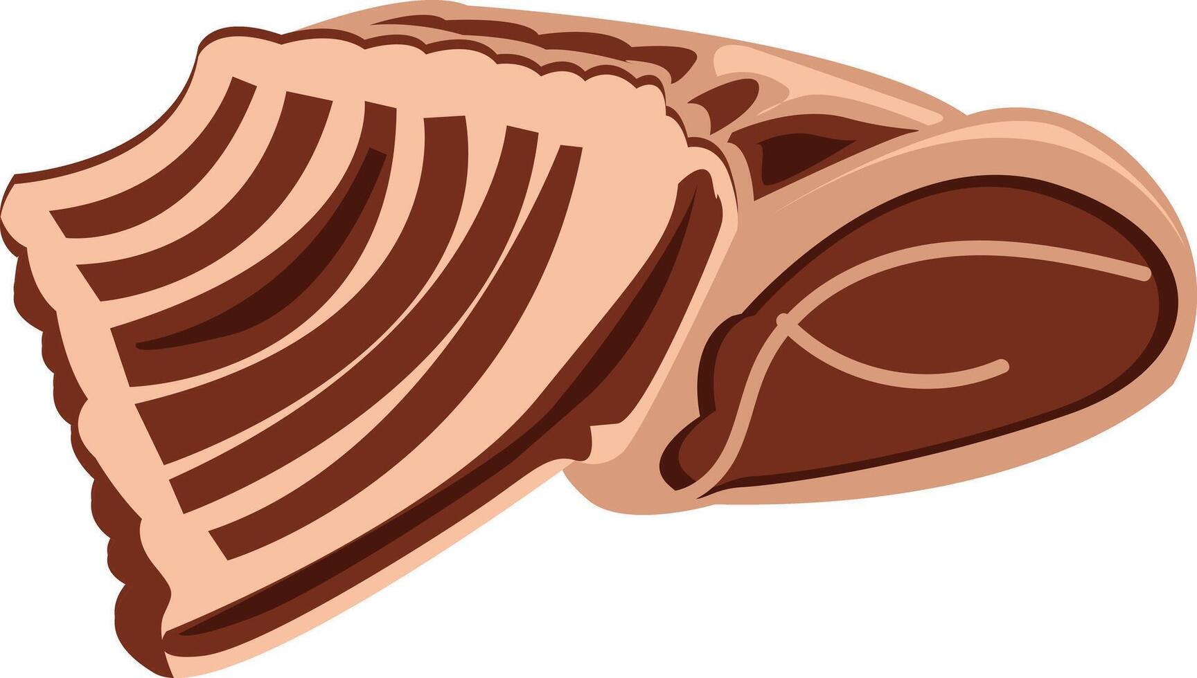 Prime Rib Meat Cut for Culinary Use vector