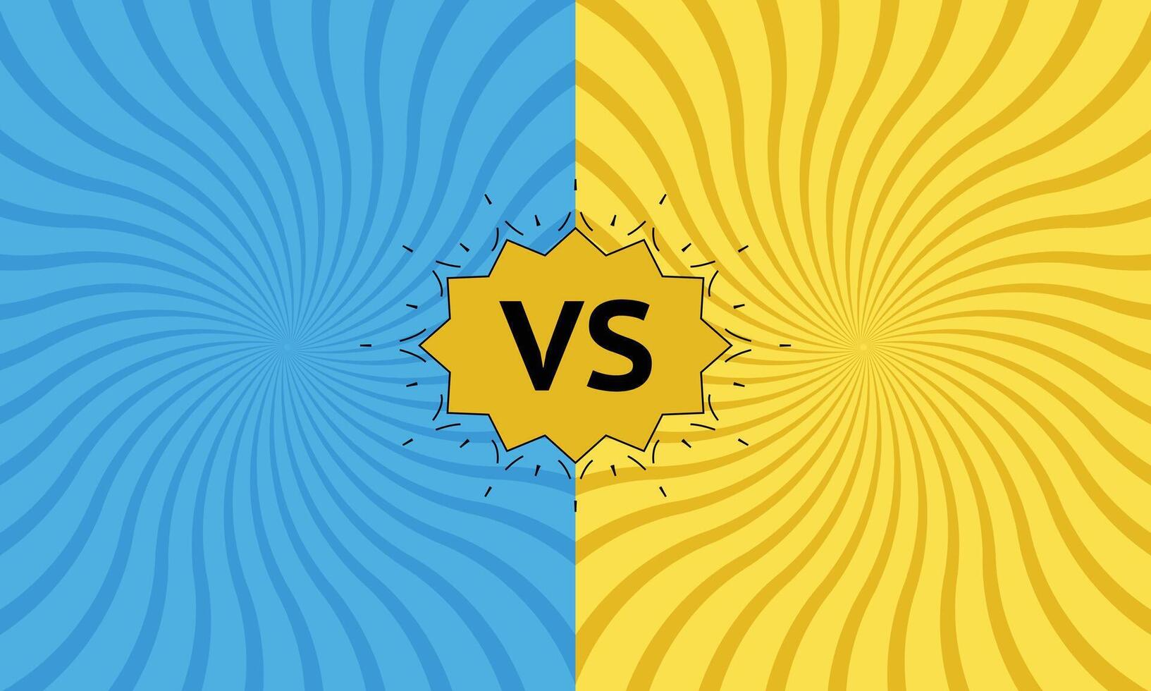 Showdowns Versus Showdown Dynamic Battle Background Design Template , Competitions, and Action Themes vector