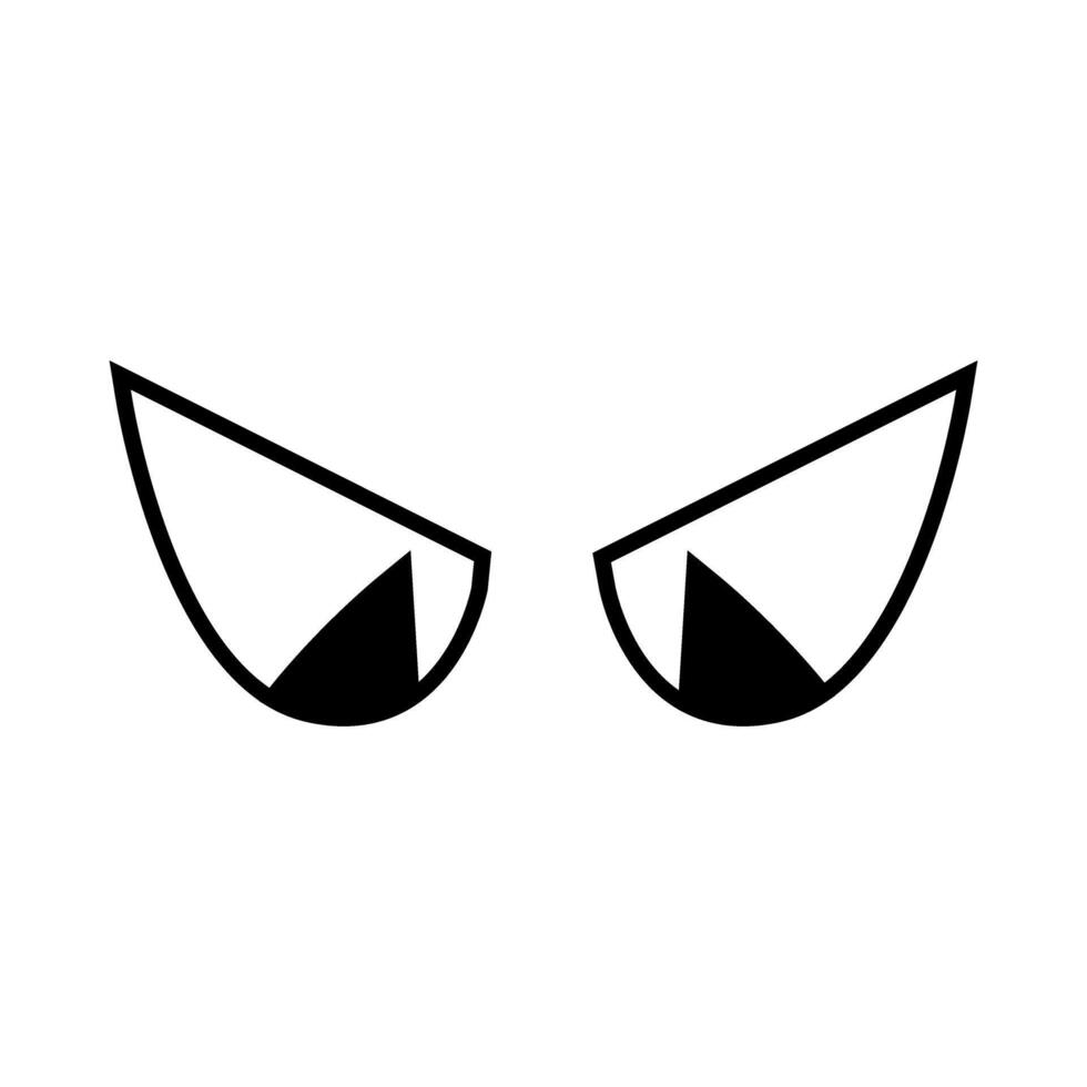 Cartoon eyes icon . Halloween eyes illustration sign. Eyes symbol or logo. vector